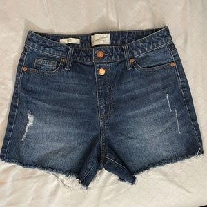 Universal Thread- Women's High Rise Vintage Midi Jean Shorts- Size 6/28R